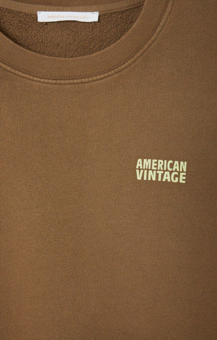 American Vintage - Sweatshirt IZUBIRD, mokka vintage