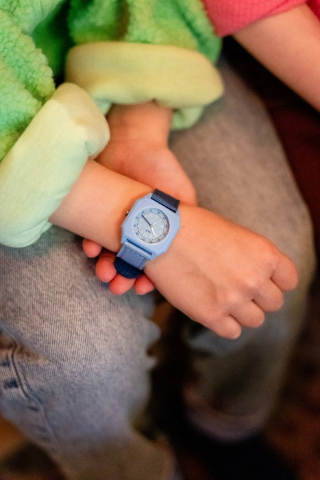 mini kyomo - Kinder Armbanduhr, Blue Cotton Candy
