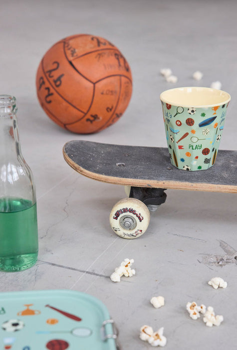 RICE - Melamine Cup with Sports Print, medium