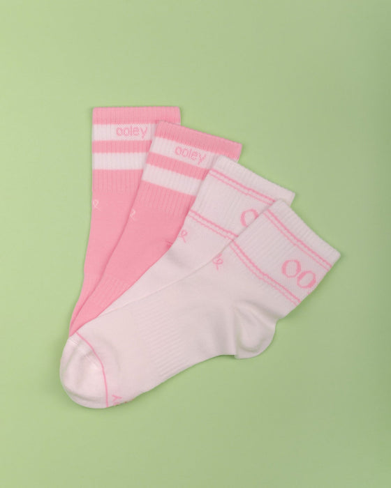 ooley - MIDI Pastel 2er-Pack Socken, Vanilla Pink