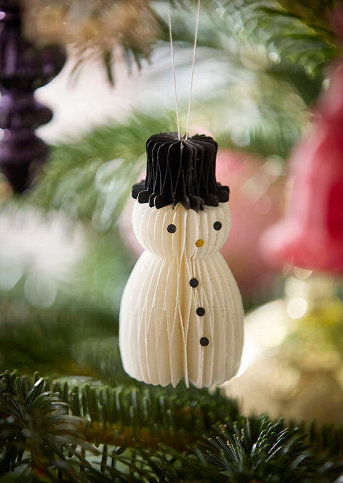 Bungalow - Honeycomb Snowman, off white