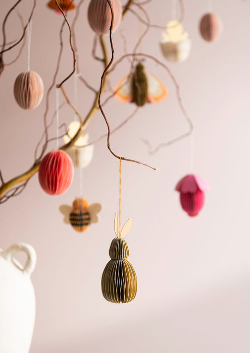 Bungalow - Honeycomb Hares, cashmere, S, 2er-Set