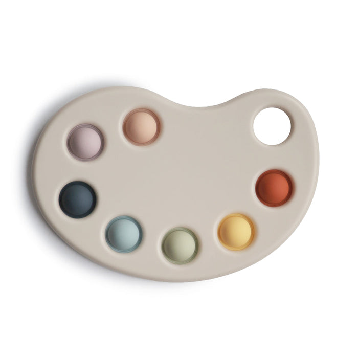 Mushie - Paint Palette Press Toy (Multi)