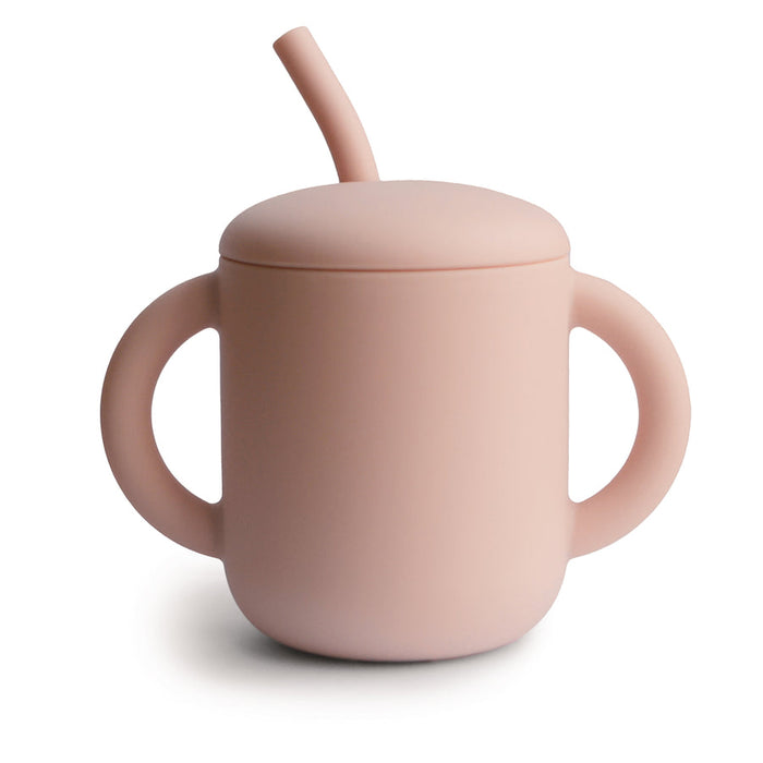 Mushie - Cup + Straw, blush