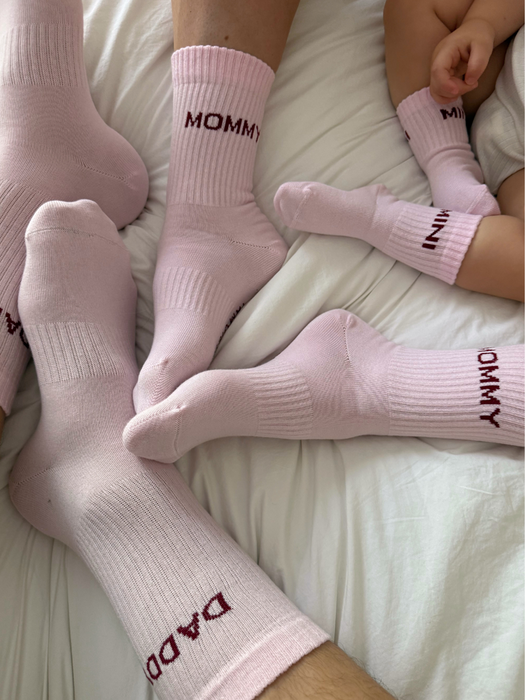 Famvibes - MOMMY Socken, rose-burgundy