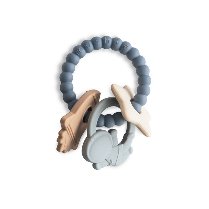 Mushie - Teething Ring, space