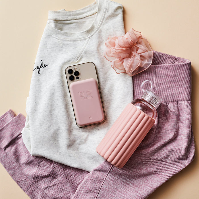 KREAFUNK - toCHARGE QI, Powerbank, dusty rose