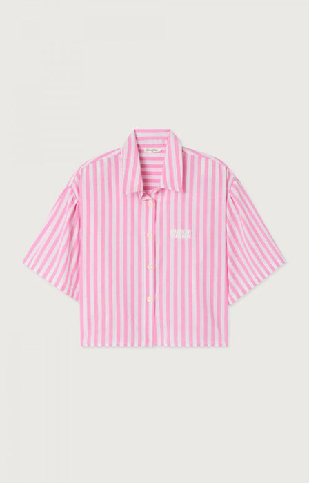 American Vintage - Damenbluse VEXTOWN, rayures rose