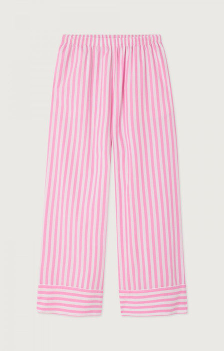 American Vintage - Damenhose VEXTOWN, rayures rose