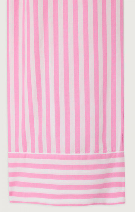 American Vintage - Damenhose VEXTOWN, rayures rose