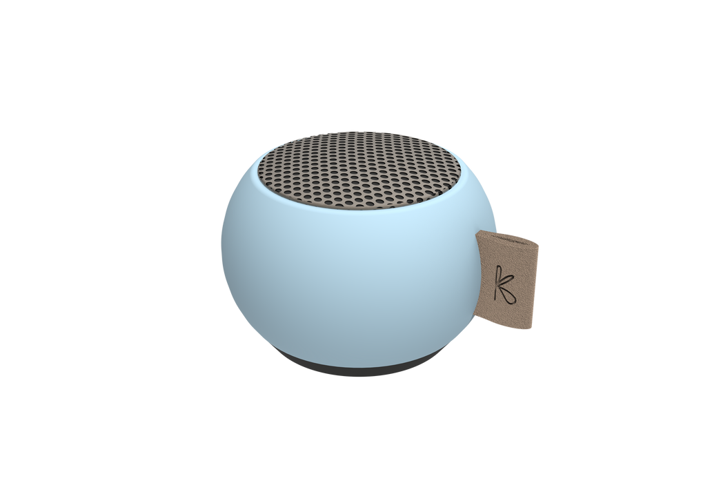 KREAFUNK - aGO MINI, Bluetooth 5.0-Lautsprecher, cloudy blue