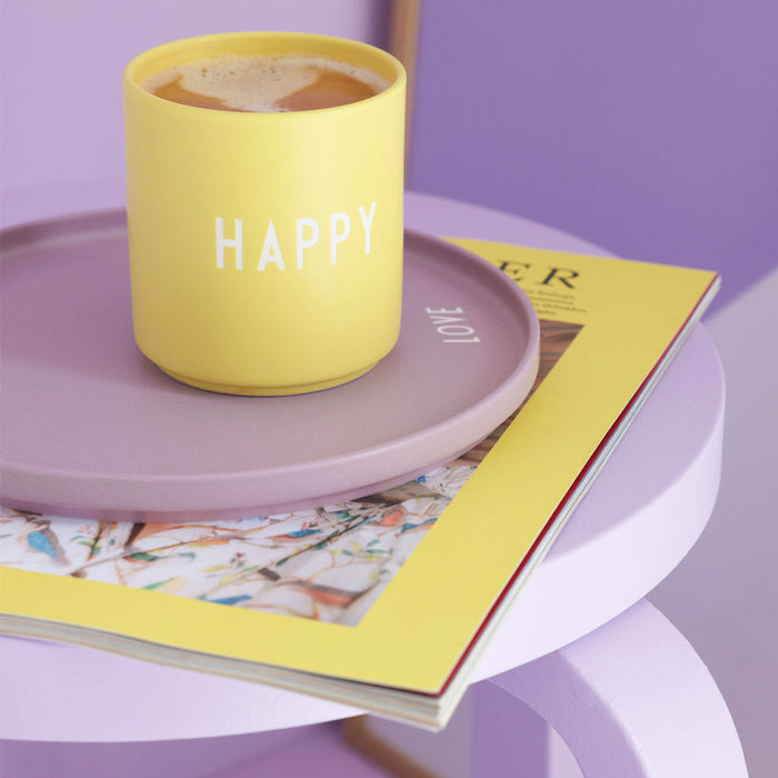 Design Letters - Lieblingsbecher HAPPY / yellow