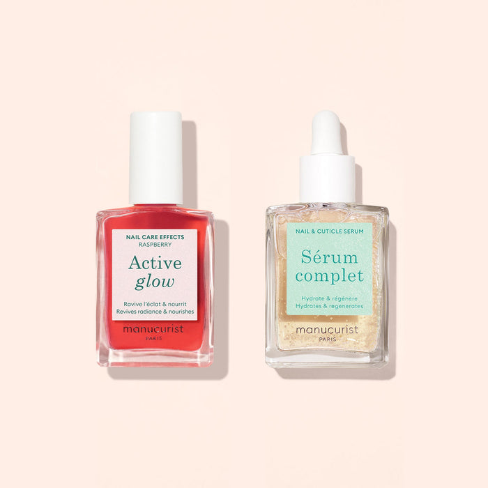 manucurist - HEALTHY GLOW DUO, Active Glow + Complete Serum Nail Care