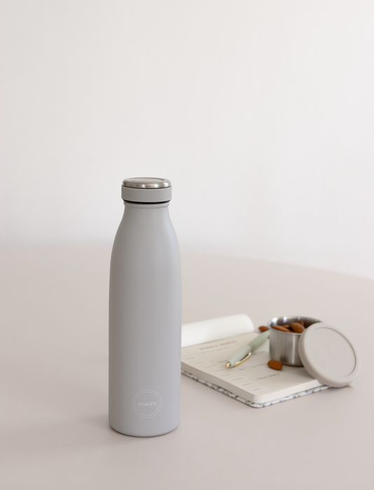 Aya & Ida - Trinkflasche 500ml, light grey