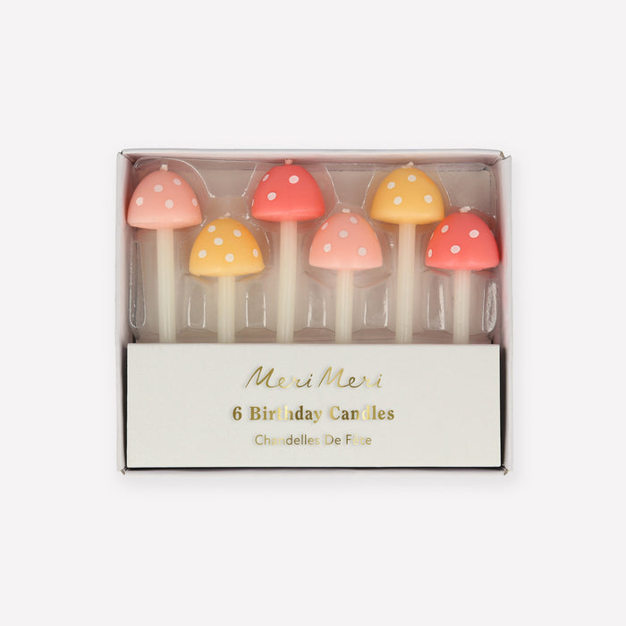 Meri Meri - Mushroom Birthday Candles