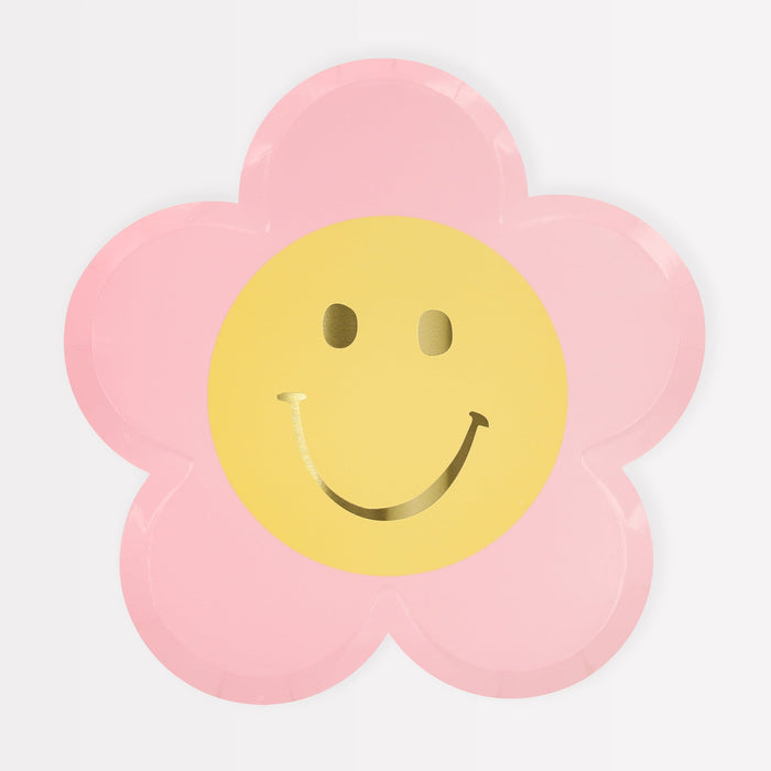 Meri Meri - Happy Face Flower Plates