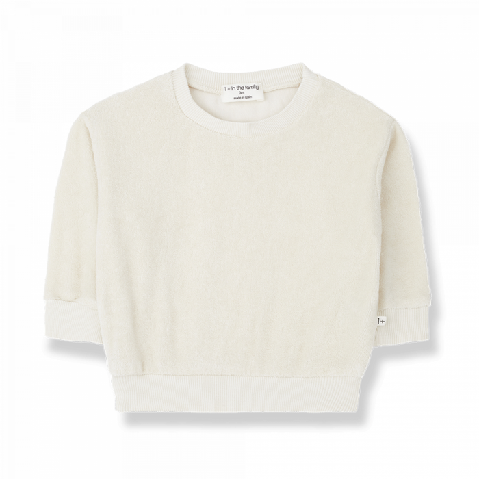 1+ in the family - STEFANO Sweatshirt, ivory