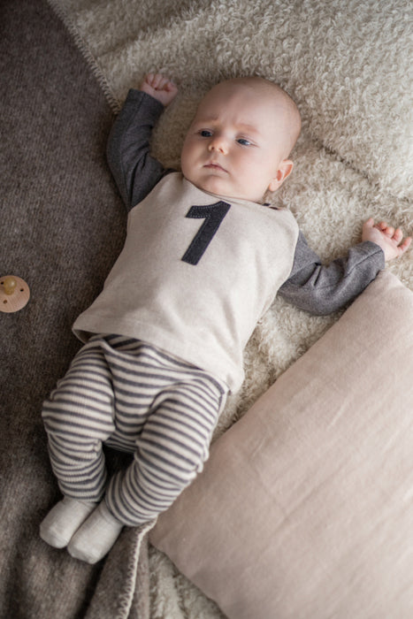 1+ in the family - EUSEBI Leggins, oatmeal