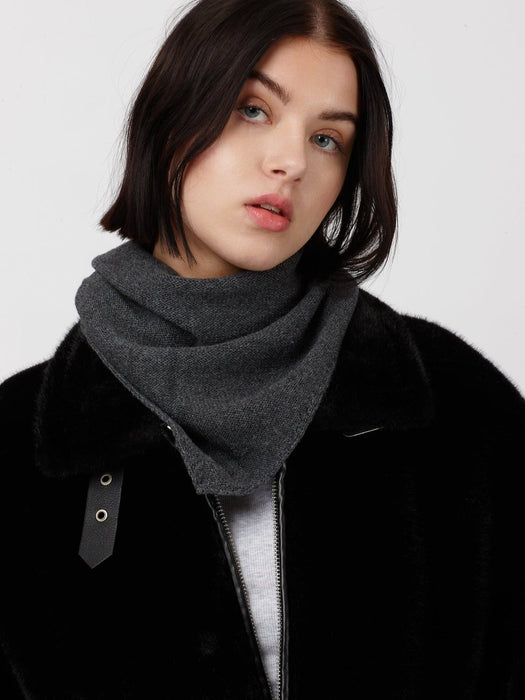 UNIO - LIEBES Dreieckstuch, new anthra (052)