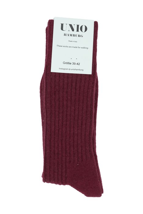 UNIO - Socken CITY CLASSIC, bordeaux (04)