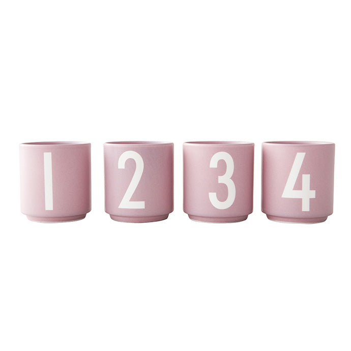 Design Letters - Mini Cups Lavender (4er Set)