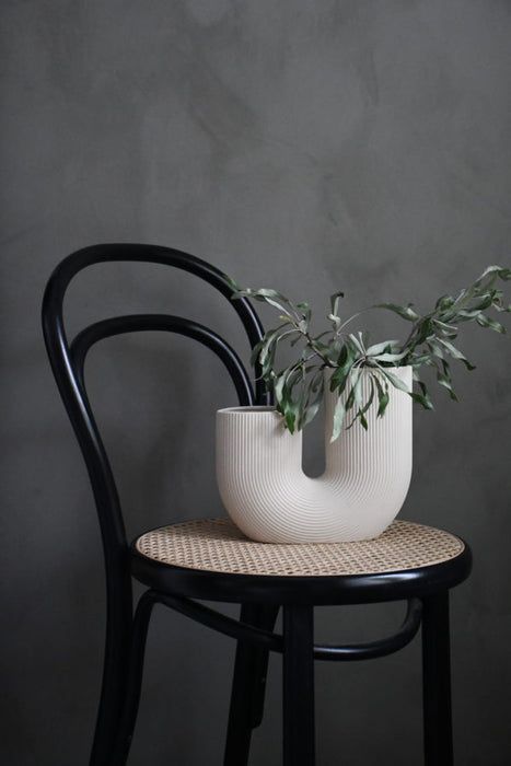 Storefactory- Stravalla, Keramik Vase, beige