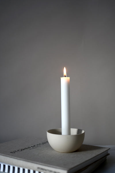 Storefactory- Lidatorp Mini light grey candlestick