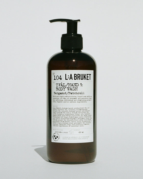 L:A Bruket - Hand & Body Wash Bergamot / Patchouli (450ml)