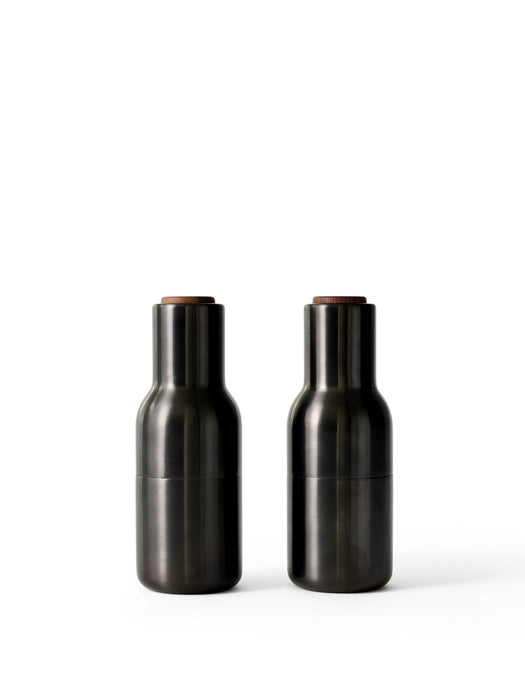 Audo Copenhagen - Bottle Grinder (Set aus 2), Bronzed Brass/Walnut