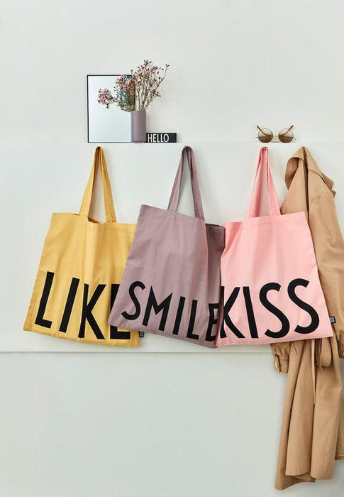 Design Letters - Lieblings-Tragetasche KISS / Pink