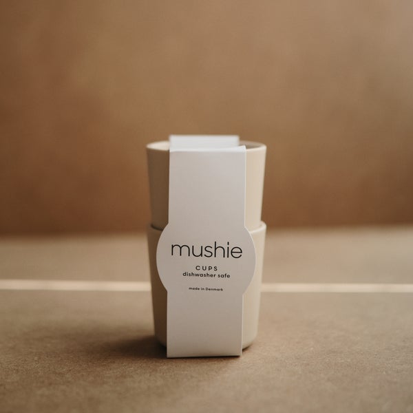 Mushie - Cup, 2er-Set, Vanilla