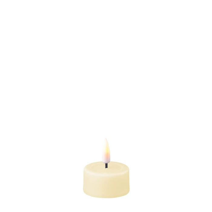 DELUXE Homeart - LED Teelicht, creme, 2 Stk.