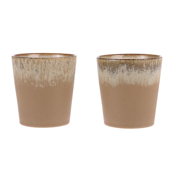 HK Living - 70s ceramics, Coffee Mug, bark