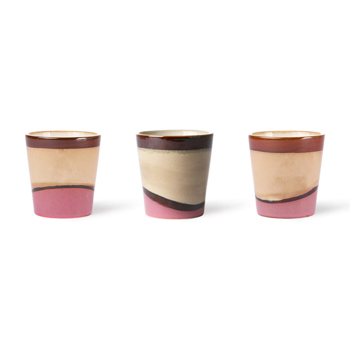 HK Living - 70s ceramics, Coffee Mug, dunes