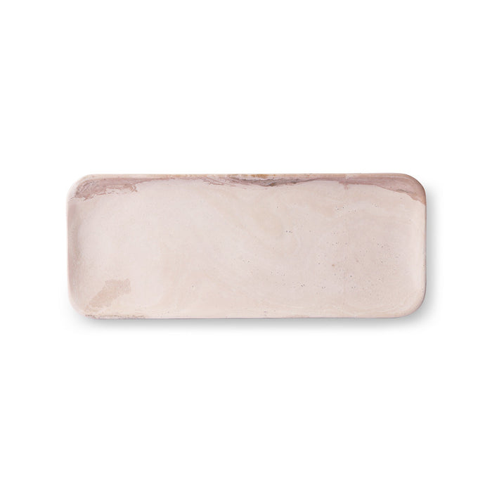 HK Living - Pink Marble Tray