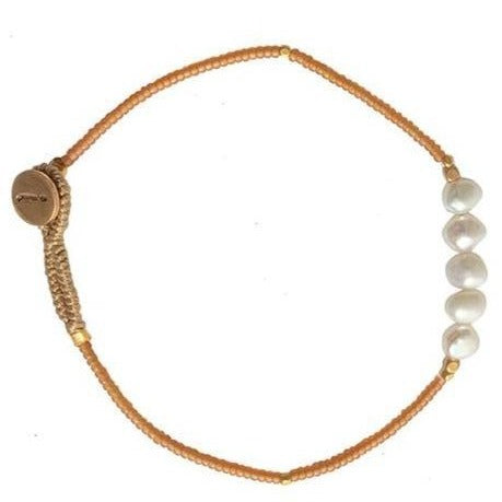 IBU Jewels - Lulu 5 Pearls Caramel