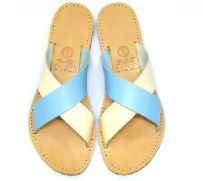 UNIO - Sandale TZIA, white/light blue pastel