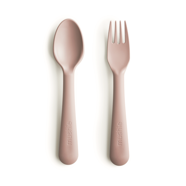 Mushie - Fork & Spoon, Blush