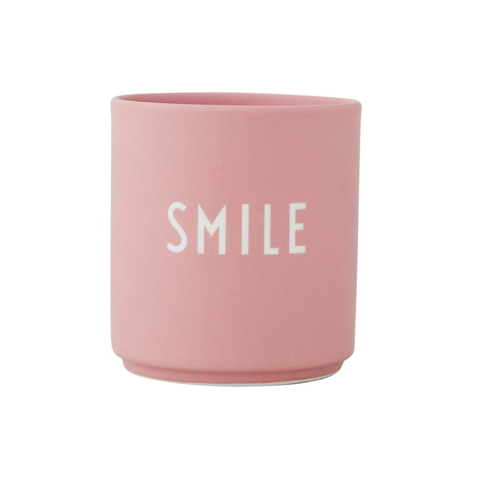 Design Letters - Lieblingsbecher Smile / rose