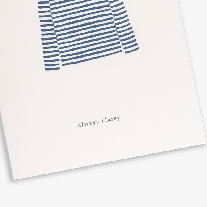 KARTOTEK - Greeting Card, Sweater blue