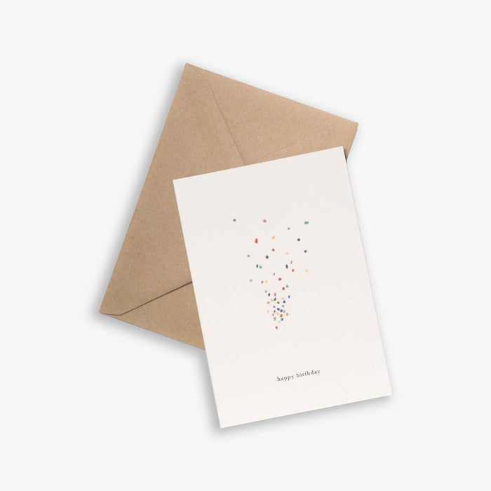 KARTOTEK - Greeting Card, Confetti