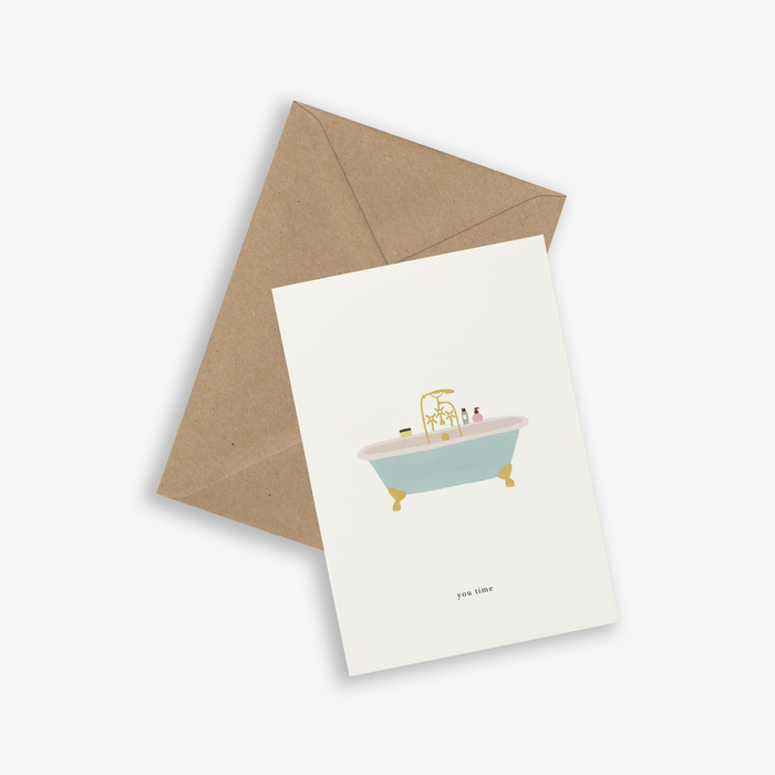 KARTOTEK - Greeting Card, Bath Tub