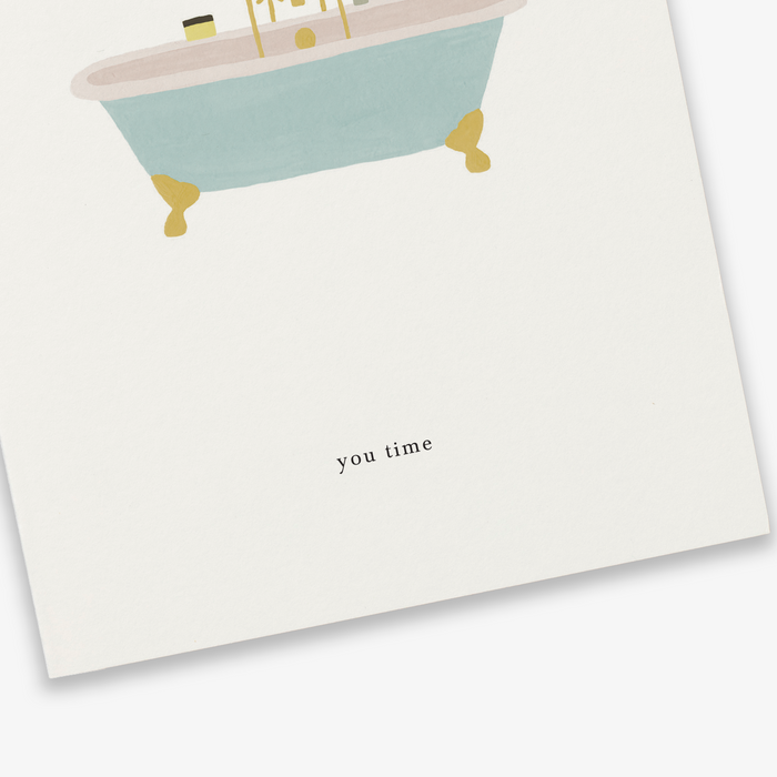 KARTOTEK - Greeting Card, Bath Tub