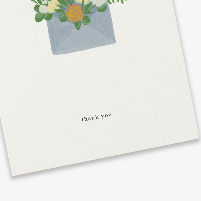 KARTOTEK - Greeting Card, Flower Envelope