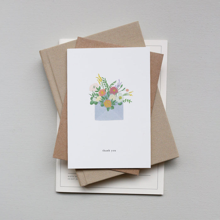 KARTOTEK - Greeting Card, Flower Envelope