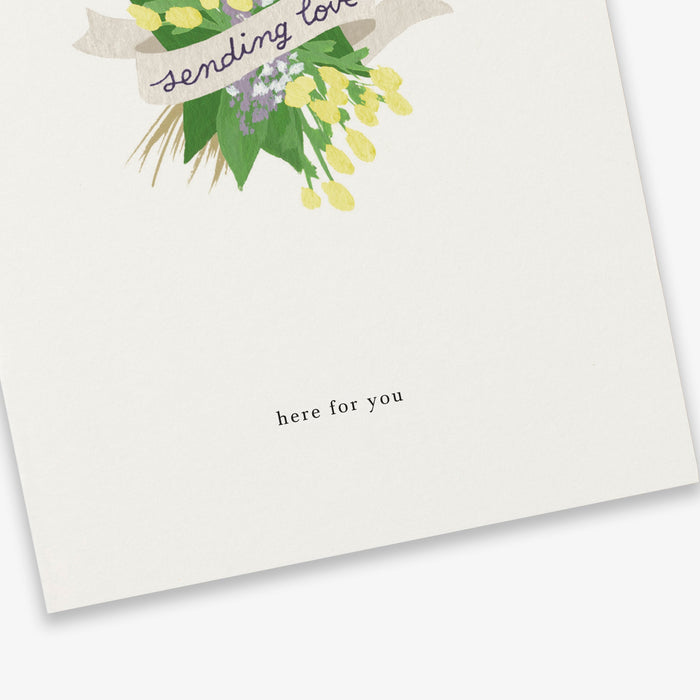 KARTOTEK - Greeting Card, Sympathy Flowers