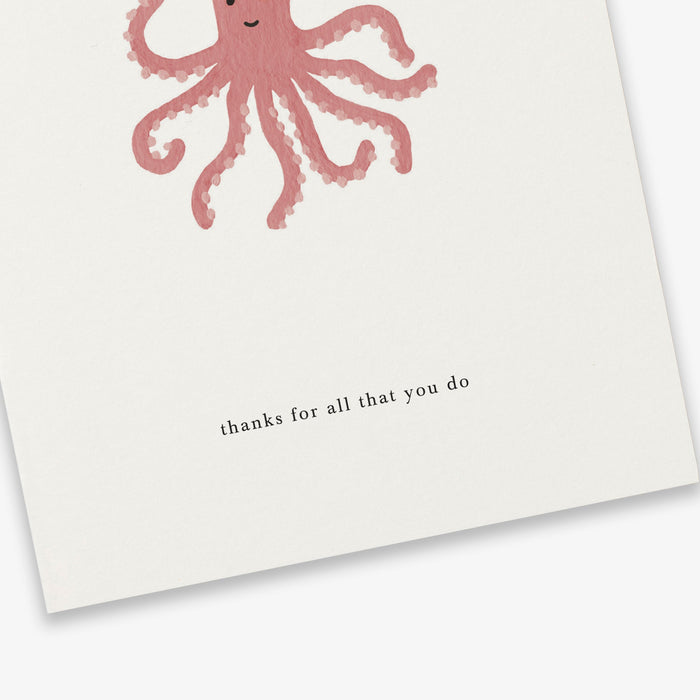 KARTOTEK - Greeting Card, Octopus
