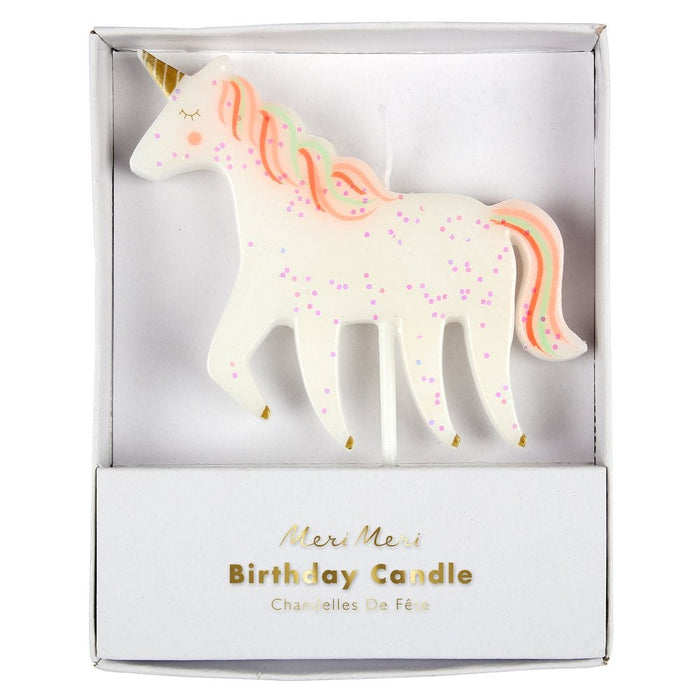 Meri Meri - Unicorn Glitter Candle