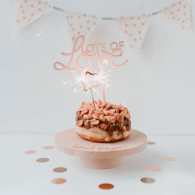 Eulenschnitt - Mini Kuchenständer „Wünsch Dir Was“