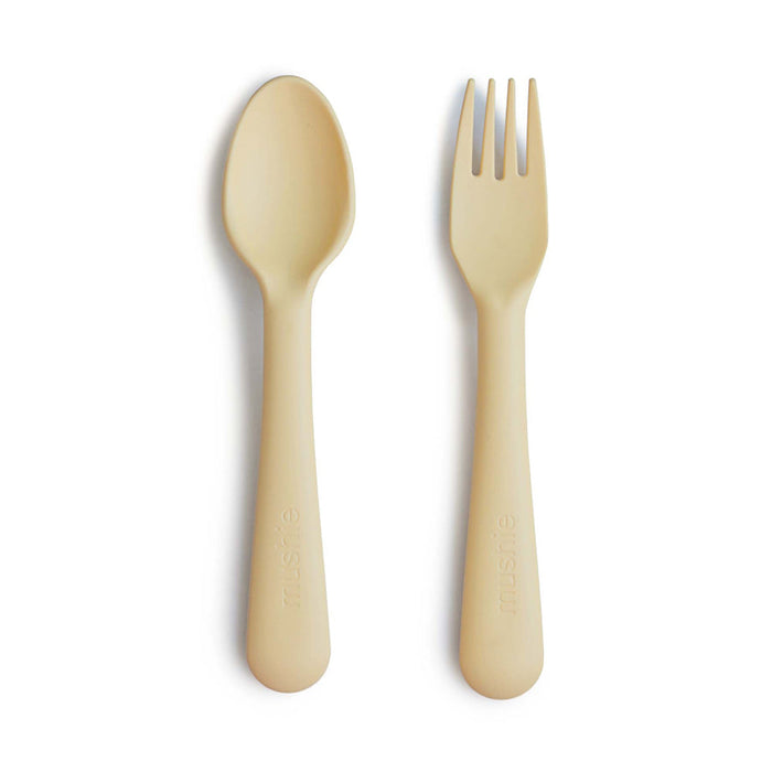 Mushie - Fork & Spoon, Daffodil